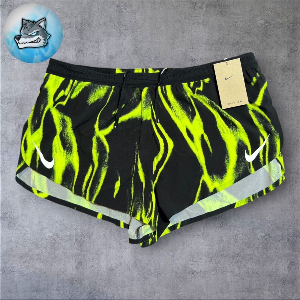 Nike AeroSwift Dri-FIT ADV 2" Brief-Lined Running Shorts Volt XL HV2645-702
